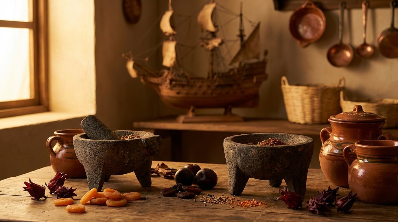 Mexikanische Küche UNESCO-Weltkulturerbe Manila-Galeone historische Route transpazifischer Handel Chamoy Geschichte Berlin